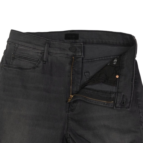 Mother The Mid Rise Dazzler Ankle Step Fray Lighting Up Lanterns Size 28X25 Gray - Picture 4 of 10